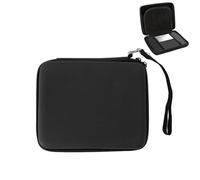 LICAEVEY Estuche de Viaje del Organizador de Electrónica, Bolsa Organizadora de Cable con 8 Soportes para Tarjetas de Juego, Bolsa de Almacenamiento a Prueba de Choque y Anti -caída para (Black)