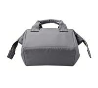 LICAEVEY Fiambrera Aislada Bolsa de Almuerzo de Tela Oxford de Gran Capacidad con Asa Ancha, Bolsa Térmica para Mujeres y Hombres, de Almuerzo Aislada para Picnic Escolar Adultos (GRAY)