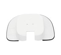LICAEVEY Funda de Lluvia para Eufy SoloCam E30 E42 4G LTE Cam S330, Blanca | Visera estilo paraguas, parte inferior negra mate, construcción de ABS, 4 tornillos y 1 adhesivo