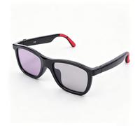 LICAEVEY Gafas Inteligentes AI, Gafas BT con Control Táctil Sonido Envolvente 3D ENC Llamadas Claras, Luz Anti Azul IP67 a Prueba de Agua, para Uso en Interiores y Exteriores (Rojo)