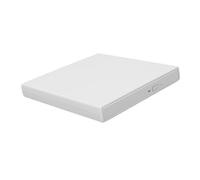 LICAEVEY Grabadora de CD DVD Externa con Cable de Alimentación Adicional (White)