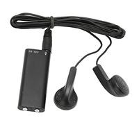 LICAEVEY Grabadora de Voz, Mini Portátil con Reducción de Ruido Activada por Voz, Carga USB para Reuniones Entrevistas (Inglés Neutro, Negro 32GB)
