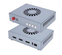 LICAEVEY HDMI Synthesizer DMA Hardware Adaptive 3840x2160 60Hz HDMI Fuser, HDMI Overlayer & Combiner, Combinante de Pantalla y Superposición, Entrada de Doble Señal (Enchufe de la UE)