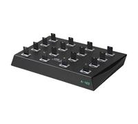 LICAEVEY Hub USB 3.0 para Unidad Flash USB, Lector de Tarjetas, Prueba de Disco Duro, Concentrador de Transferencia de Datos de 5 Gbps de Grado Industrial de 16 Puertos con Protección (Enchufe de la