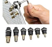 LICAEVEY Juego de Mandriles para Herramientas Rivnut, 6 Piezas, Mandriles de Repuesto para Herramientas de Tuercas Remachadoras Manuales 10-24 a 3/8-16, Compatibles con Pistolas para