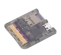 LICAEVEY Lector de Tarjetas de Juego de Código Abierto para Consolas DS, Soporte para Lector de Tarjetas Flash 2040 MCU 6 MB S, para NDS NDS Lite DSi 3DS 2DS New 3DS XL LL Homebrew Backup (Negro