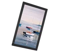 LICAEVEY Marco de Imagen Digital Grande de 21.5 Pulgadas con 5G/2.4G WiFi y Control Remoto, Pantalla de Montaje de Pared FHD de 1920x1080, Almacenamiento de 32 GB, (Enchufe de la UE)