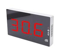 LICAEVEY Medidor de Nivel de Ruido con Alarma Sonora, Pantalla LCD de 3 Pulgadas, Probador Digital de Decibelios, Rango de DB, Montaje en Pared para Aula, Oficina, Bar