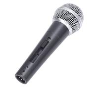 LICAEVEY Micrófono Dinámico con Cable de Mano, Micrófono Cardioides Dinámico Conjunto con XLR Hembra a un Clip de Cable y Micrófono de 6.35 Mm, para Karaoke, Habla, Podcasting y Studio