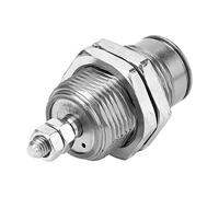LICAEVEY Mini Cilindro Neumático, Cilindro de Pasador de Acción Simple con Retorno por Resorte, Orificio de Aguja Compacto CJPB1515 Mm, Aire Industrial de Cuerpo Fino (CJPB15*15)