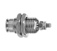 LICAEVEY Mini Cilindro Neumático, Cilindro de Pasador de Acción Simple con Retorno por Resorte, Orificio de Aguja Compacto CJPB1515 Mm, Aire Industrial de Cuerpo Fino (CJPB10*15)