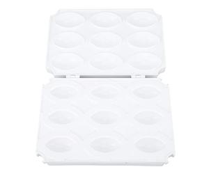 LICAEVEY Molde para Hacer Albóndigas Herramienta de Prensa Manual Eficiente para Pastel de Carne para Cocina Carne Casera para Reuniones Familiares ABS 10.6x7.1in 2 Piezas Bolas de Pescado Barbacoas