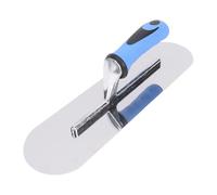 LICAEVEY Paleta de Piscina de Acero Inoxidable con Mango de Agarre Suave, Herramienta de Acabado de Extremo Redondo Liviana para Enlucido de Paneles de Yeso de Mampostería de Concreto