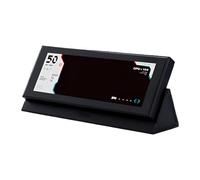 LICAEVEY Pantalla Secundaria USB IPS de 4,6 Pulgadas, Monitor de Temperatura de Computadora para Carcasa de PC, Pantalla de Datos de CPU RAM HDD con Fondos Dinámicos, Mini Panel de