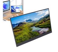 LICAEVEY Pantalla Táctil IPS FHD 1080P de 15,6 Pulgadas, Monitor Portátil Plug and Play, Conexión Tipo C, Ligero y Delgado para Ordenador Portátil y Teléfono Inteligente