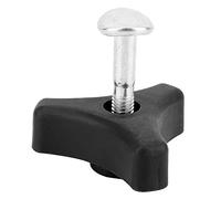 LICAEVEY Perilla de para Cortacésped, Perilla de Triangular con Juego de Tuercas de Perno, Kit de Pernos de Repuesto para Cortadora de Césped, Componente de Fijación de Metal Compacto, Tornillo Que