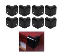 LICAEVEY Protectores de Esquina de Altavoces de 8pcs, Esquina de Borde de Gabinete de 48 Mm, Envoltura de Protección de Esquina de Gabinete de Hierro para Altavoz de Escenario,