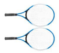 LICAEVEY Raqueta de Tenis para Niños, Raqueta de Aleación de Hierro para Principiantes con Bolsa de Transporte y Pelota, Edades de 3 a 10 Años, Agarre Ergonómico, Marco Liviano (Blue)
