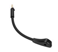 LICAEVEY Reemplazo de Brazo de Micrófono para Juegos, para Accesorio de Micrófono para Auriculares ROG Delta S con Conector Jack de 3,5mm, con Brazo Flexible y Enchufe Chapado en Oro