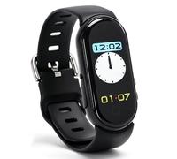 LICAEVEY Reloj Grabador Activado por Voz, Grabadora de Voz Portátil, Dispositivo de Grabación Portátil 3 en 1 con Pantalla de 0,96 Pulgadas, Reducción de Ruido para Conferencias Reuniones (64G)