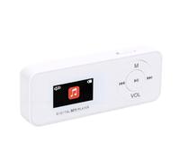 LICAEVEY Reproductor MP3 con BT 5.1, Reproductor de Música HiFi para Estudiantes y Deportes (White)