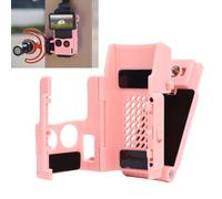 LICAEVEY Soporte de Montaje Magnético Compatible con 3, Soporte de Base Magnética Fuerte con Soporte de Zapato Frío, Adaptador de Expansión Ajustable de 90 ° para Fotografía de Barandilla (Pink)