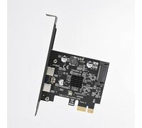 LICAEVEY Tarjeta de Expansión PCIe USB 3.2 Gen 2 - Puertos Duales C 10 Gbps para PC de Escritorio | Wins & Linux | Plug and Play | Chipset ASM3142