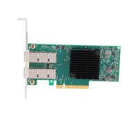 LICAEVEY Tarjeta de Red de Servidor de Doble Puerto 10G, Adaptador Ethernet PCIe X8 con Controlador Mellanox ConnectX-4 LX, 2 Interfaces SFP28, Compatible con Servidores, Linux y