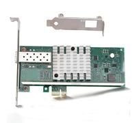 LICAEVEY Tarjeta de Red PCI Express X1 de 10 GB, Adaptador Ethernet de Fibra de Puerto SFP+ único, Compatible con Chip 82599EN para Wins Server Linux VMware