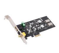 LICAEVEY Tarjeta de Sonido PCIE a 5.1, Adaptador de Audio HiFi Profesional con Salida Digital Coaxial de Fibra Óptica, Controlador Principal CM108AH, 127dB para PC Gaming Studio