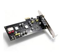 LICAEVEY Tarjeta de Sonido PCIE, Audio HiFi ADC DAC ES9018K2M Integrado, con Soporte de Controlador SSS1700 para Sistemas Wins OSX Android