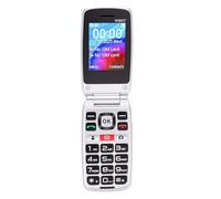 LICAEVEY Teléfono con Tapa, Pantalla a Color de 2,4 Pulgadas y 1,77 Pulgadas, Teléfono Celular con Botones Retroiluminados Grandes 4G con Tecla SOS y Doble SIM, para Personas Mayores (Blue)