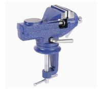 LICAEVEY Tornillo de Banco con Base Giratoria de 360 grados, Tornillo de Mesa Portátil de Liberación Rápida de Hierro Fundido para Carpintería Metalúrgica, Abrazadera de Mandíbula Ancha (Tipo de