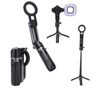 LICAEVEY Trípode Magnético del Palillo de Selfie, 18.7in Extensible para la Fotografía (con luz)