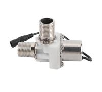 LICAEVEY Válvula Solenoide de Pulso de Agua G1/2, Eléctrica con Control de Pulso Positivo/Negativo, Plástico y Acero Inoxidable para Sanitarios Automáticos