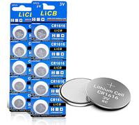 LiCB 10 pilas CR1616 de botón de litio de 3 V CR 1616