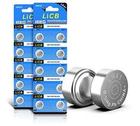 LiCB - Pilas de botón LR41 AG3 392 192 SR41SW de 1,5 V, 20 unidades