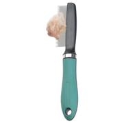 Lice Comb, Professional Cat Grooming Brush, 10.59x3.15in Multifunctional Pet Supplies, Stainless Steel Fine Teeth, Ergonomic Non Slip Handle for Puppy Brushing, Dematting, Bathing