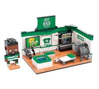 LICENÇA Oficial Sporting Portugal. Balneário da equipa Sporting Clube de Portugal. Conjunto de construção 475 peças, 19 cm. Presente para meninos e Meninas com Mais de 7 Anos. Neko Brands
