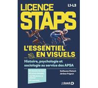 Licence STAPS - L'essentiel en visuels: Histoire, psychologie et sociologie au service des APSA