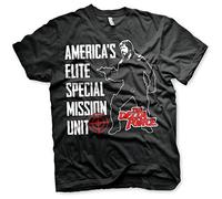 Licenciado Oficialmente Delta Force - America's Elite Special Mission Unit Hombres Camiseta (3XL, 4XL, 5XL) Hombres Camiseta (Negro), 4XL