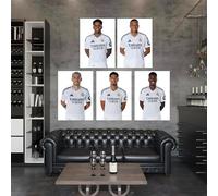 License décor - Póster jugador del Real Madrid AS [set de 5]