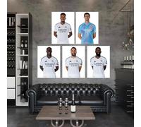 License décor - Póster jugador del Real Madrid DA [set de 5]