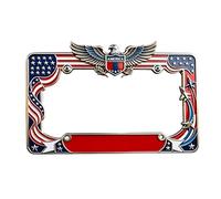 License Plate Holder - 250th Memorial Flag Metal Bracket,License Plate Frames for Men - for Women Men Driver Sedan SUV RV Electric Scooter Vehicle Automotive