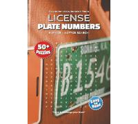 License Plate Number Word Search Puzzle Book: Addictive Word Searches Featuring Plate Numbers, Vehicle Registration, License Codes & More | 6x9 ... - Great for Holidays, Trips & Quiet Time!
