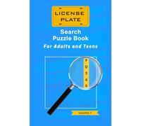 License Plate Search Puzzle Book: Unique Puzzles That Boost Memory and Focus