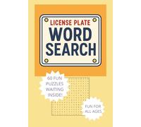 LICENSE PLATE WORD SEARCH: Anxiety Reducing, Easy to Read Word Search for Fun and Relaxation