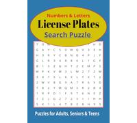 License Plate Word Search: Find the Letters & Numbers | 6x9 inches, 50+ Puzzles |