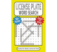 License Plate Word Search Puzzle Book: License Plate Numbers Word Searches with Easy to Read Print | 6x9 inches, 110 pages | 50+ Puzzles … Gift for Vacations, Travel, Holidays and Relaxing