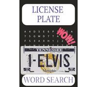 License Plate Word Search Puzzle Book: Word Searches with Easy to Read Print featuring License plate and More | 6x9 inches, 110 pages | 50+ Puzzles ... Gift for Vacation, Relaxing and Free Time